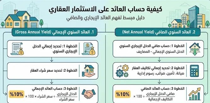 حساب العائد على الاستثمار العقاري